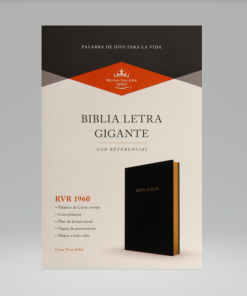 RVR 1960 Biblia letra gigante, negro, imitación piel