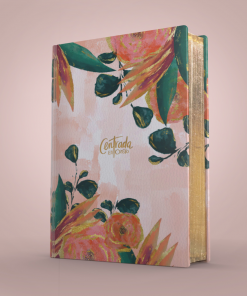 Biblia Centrada En Cristo RVR60 Floral Simil Piel