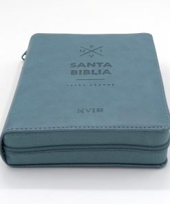 Biblia NVI Compacta Letra Grande con Cierre (Azul)