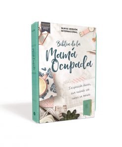 Biblia de la mamá ocupada NVI Leathersoft - Turquesa Edición letra roja