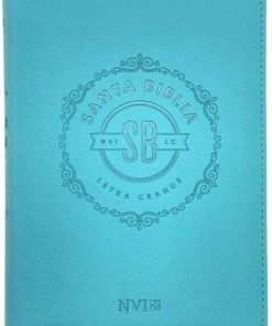 Biblia NVI Compacta Letra Grande con Cierre (Aguamarina)