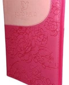 Biblia RVR086cZTILGi Fucsia Rosa Índice Letra Gigante