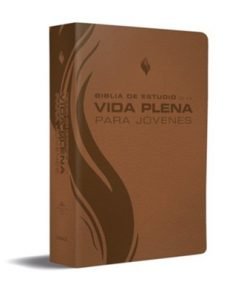 Biblia de Estudio Vida Plena para Jóvenes RVR60 Imitación Piel Marrón