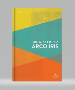 Biblia De Estudio RVR60 Arcoíris Multicolor Tapa Dura Nueva
