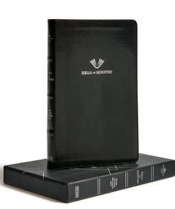 Biblia del Ministro RVR60 Negro Piel Fabricada