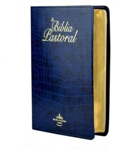 Biblia Tamaño 065CLG Pastoral Azul - RVR 1960 - Letra Grande