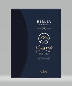 Biblia de Estudio Mensaje Profético y Escatológico – RVR – Imitación Piel – Azul