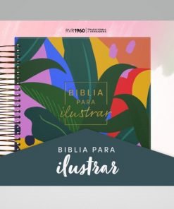 Biblia RVR1960 Para Ilustrar Floral Símil Piel