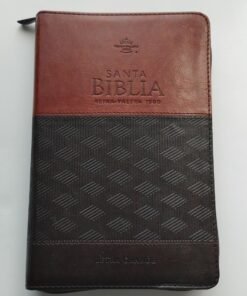 Biblia RV60 PU Cafe Con Cierre Y Canto Dorado