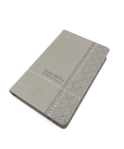 Biblia/RVR60/Promesas/Manual/Imitación Piel/Gris