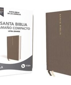 Biblia NBLA/Letra Grande/Tapa Dura/Tela/Gris/Tamaño Compacta
