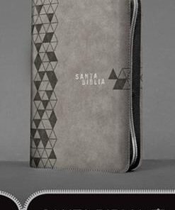 Biblia/NTV/Edición Ziper/Sentipiel/Gris Suave