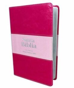 Biblia/RVR1960/Manual/Imitación/Bitono/Rosa Claro-Rosa Oscuro