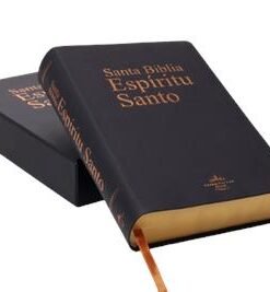 Biblia Espíritu Santo/ Negro Imitación Piel