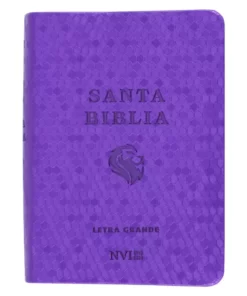 Biblia NVI 020LG/Panal Violeta/Letra 8 PT