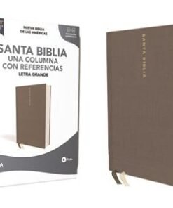 Biblia NBLA/Una Columna/Referencias/Letra Grande/Tapa Dura/Tela Gris