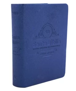 Biblia NVI 020LG/Azul Metalizado/Letra 8 PT