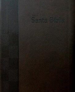 RVR60 Biblia La Verdad/ Letra Grande/ Tamaño Manual con Cierre e Índice/ Imitación Piel - Café