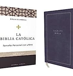 Biblia Católica/Tamaño Personal/Tapa Dura/Azul/Índice