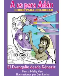 A Es Para Adán (Libro para colorear)