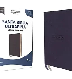 Biblia Ultrafina NVI Letra Gigante Azul Marino