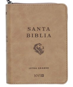 Biblia NVI 020LG/Marron Claro/Cierre/Letra 8 PT