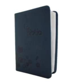 Biblia/ TLA46LM/ Azul Canto Plateado Sin Cierre