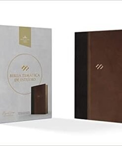 Biblia RVR1960/Temática De Estudio/Marrón Oscuro/Piel Fabricada