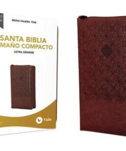 Biblia RVR60/Compacta/Letra Grande/(10)/Café/Cierre