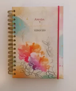 Agenda Amada Y Bendecida/Naranja Flores/Inspiración/2024