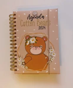 Cuaderno Argollado Cotton Bears 2024