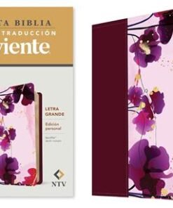 Biblia NTV/Edición Personal/Letra Grande/Jardín Morado Sentipiel