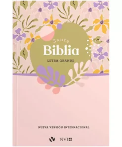 Biblia NVI/Manual/Letra Grande/Rustica/Flores