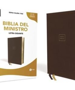 Biblia RVR60/Ministro/Leathersoft/Letra Gigante/Cafe