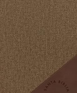 Biblia RVR60/Letra Grande/Tamaño Manual/Café Duotono/Símil Piel