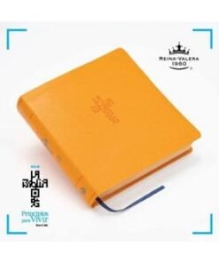 RVR 1960 Biblia QR Principios para Vivir - Naranja Reina Valera 1960 - Gene Getz