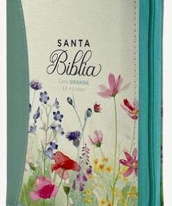 Biblia RVR60/045cz/cp/LG/PJR/Colección Primaveral Turquesa Con Cierre