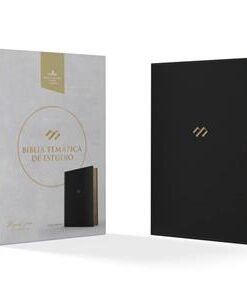 Biblia RVR1960/Temática De Estudio/Negro/Símil Piel