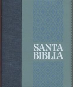 Biblia RVR086cZLGi/ Azul Menta Cierre sin Índice/ Canto Blanco
