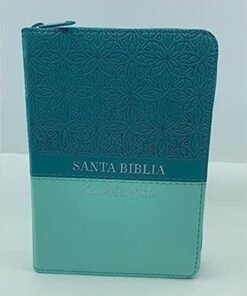 Biblia RVR60 025czti PJR/Bifloral/Turquesa/Imitación Piel