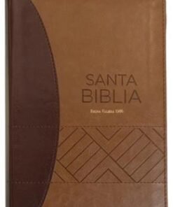 Biblia/RVR1960/Manual/Letra Grande/Cierre/Bitono/Café Rectángulos