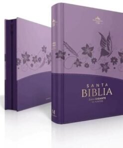 Biblia RVR60/Letra Gigante/Lila Con Flores Reina Valera 1960