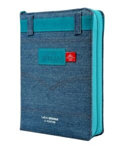 Biblia RVR60/045czti/LG/PJR/Jean Cinturón Turquesa