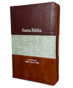 Biblia RVR60/065LG/czti/Tricolor Marrón/Beige/Café