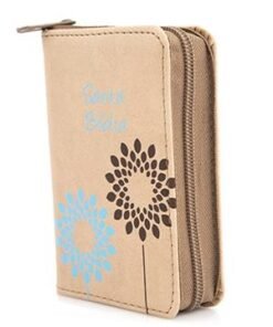 Biblia/RVR015Z/Beige Canto Azul/ Cierre