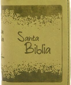 Santa Biblia de bolsillo RVR60 - Verde con cierre