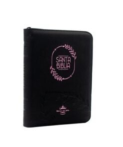 Biblia/ RVR045cZTILM/ Negro Canto Dorado Índice