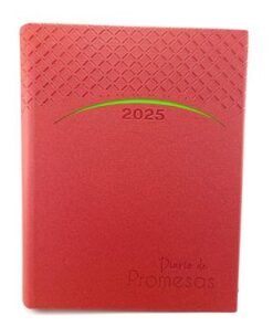 Agenda Diario De Promesas 2025 Rojo