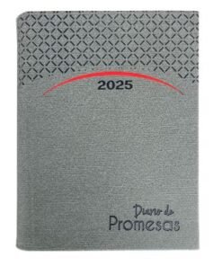 Agenda Diario De Promesas 2025 Gris [Agenda]