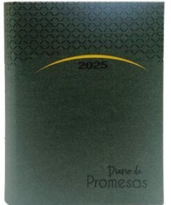 Agenda Diario De Promesas 2025 Verde Oscuro